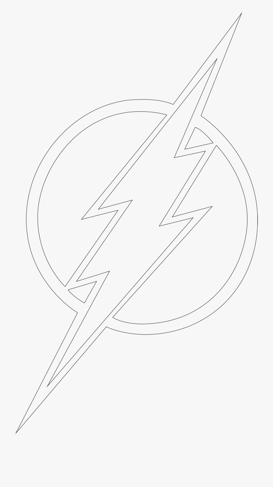 Drawing Flash Outline Huge Freebie Download For Powerpoint - Line Art, Transparent Clipart