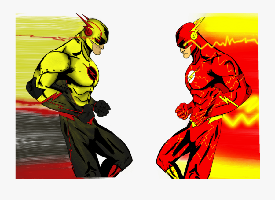 Wallpapers Top Free X - Draw Flash Vs Reverse Flash, Transparent Clipart