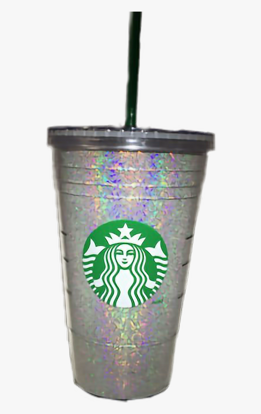 #niche #starbucks #cup #glitter #aesthetic - Transparent Starbucks Cup Png, Transparent Clipart
