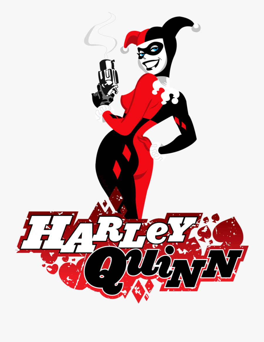 Dc Superhero Girls Harley Quinn Logo, Transparent Clipart