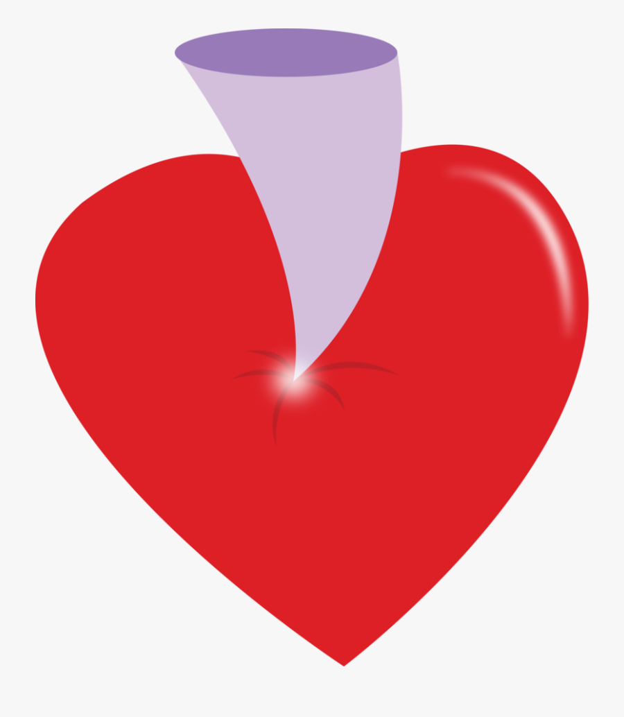 Picture Library Download Heat Clipart Trail Heart - Mlp Love Cutie Mark, Transparent Clipart