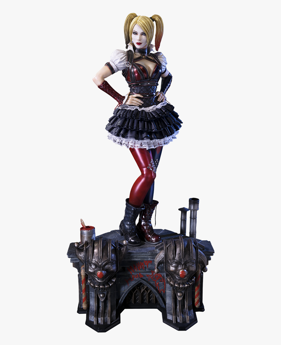 Harley Quinn Figurine Arkham, Transparent Clipart