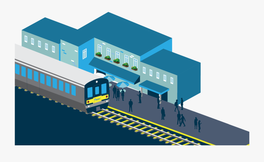Track Clipart Railway Line - Long Island Railroad Train Drawing, Transparent Clipart