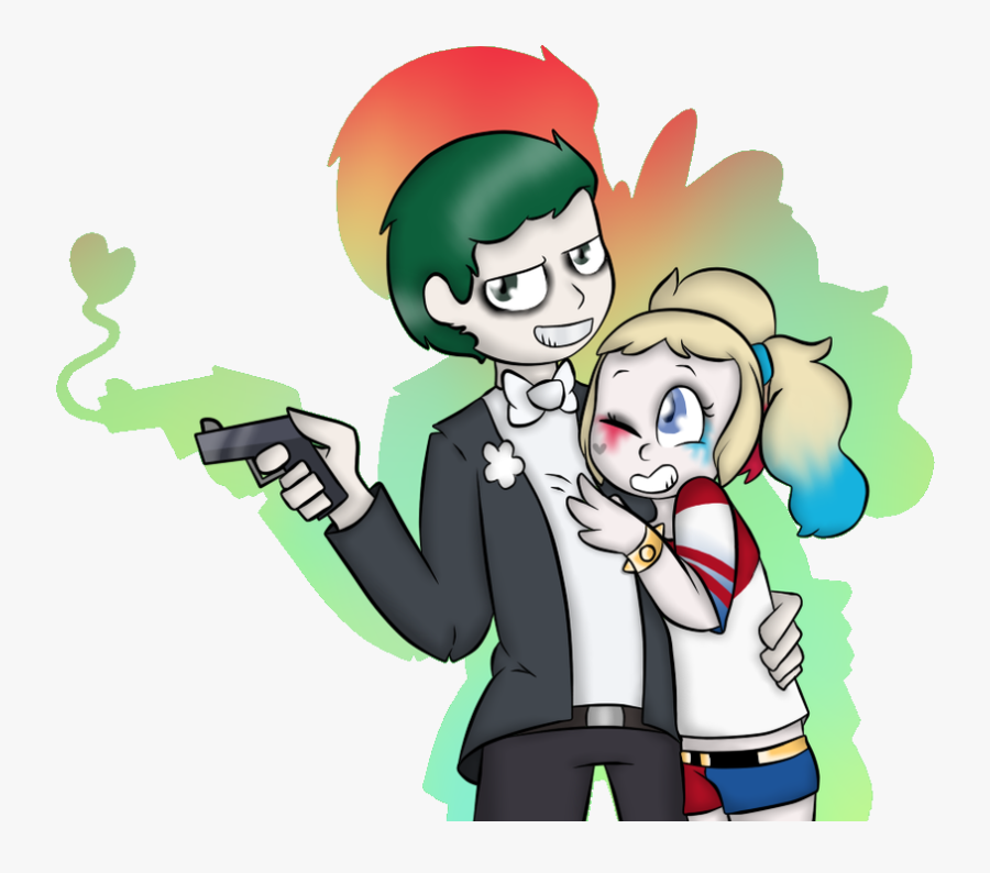 Phsycho Lovers - Harley Quinn Joker Fanart Suicide Squad, Transparent Clipart