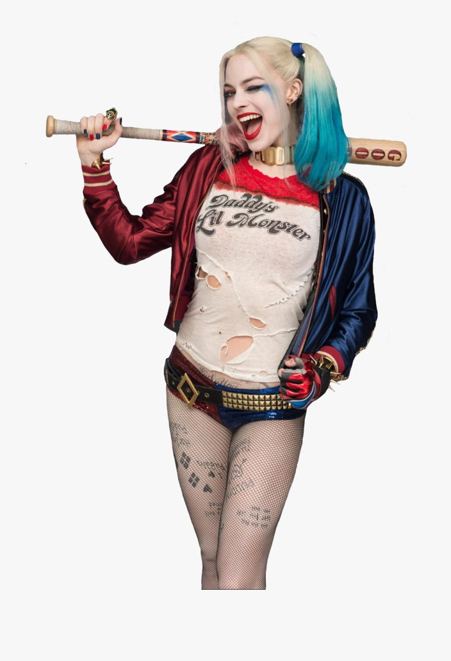 Harlequin In Suicide Squad, Transparent Clipart