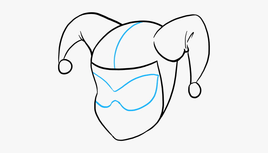 How To Draw Harley Quinn - Villains Easy Drawing, Transparent Clipart