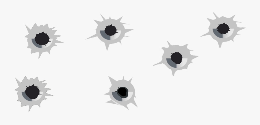 Hole Clipart Bullet Shot - Bullet Holes Transparent Background, Transparent Clipart