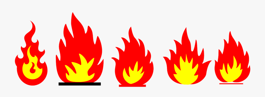 Flames, Burn, Fire, Heat, Blaze, Burning, Combustion - Fire Symbol, Transparent Clipart
