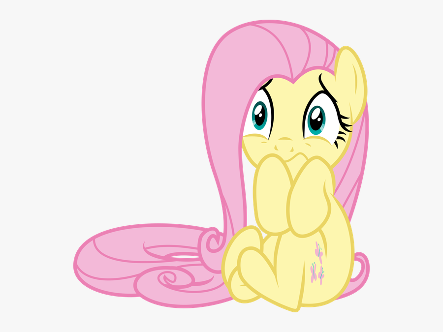 Transparent Wound Clipart - My Little Pony Fluttershy Scared, Transparent Clipart