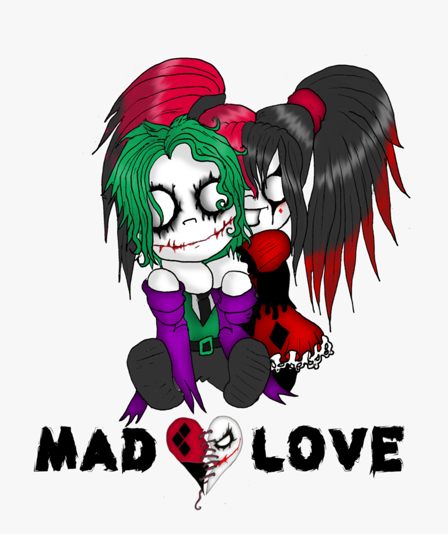 Clip Art Mad Love By - Harley Quinn, Transparent Clipart