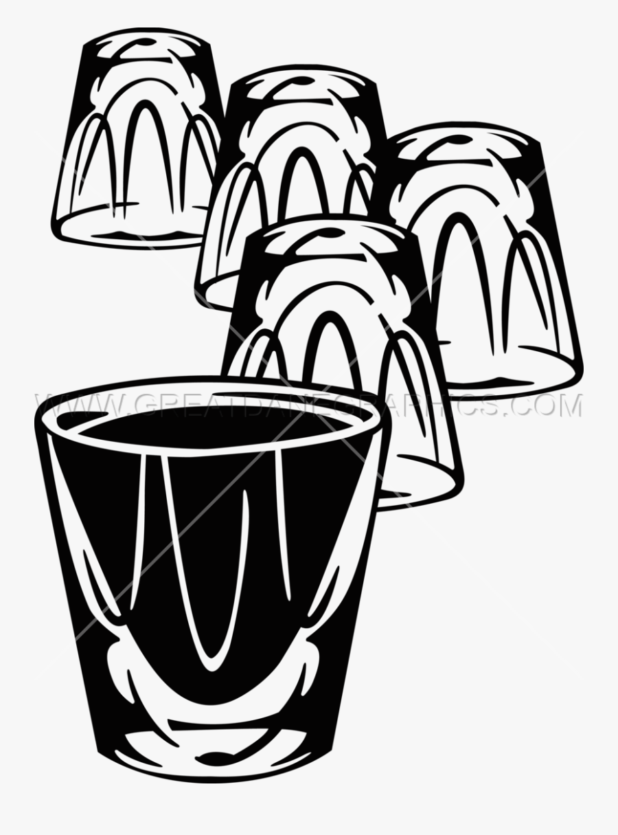 28 Collection Of Shot Clipart Black And White - Shot Glasses Clip Art, Transparent Clipart