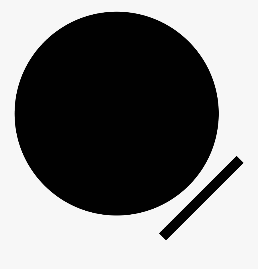 Dryclean Low Heat Filled Icon - Black Circle, Transparent Clipart