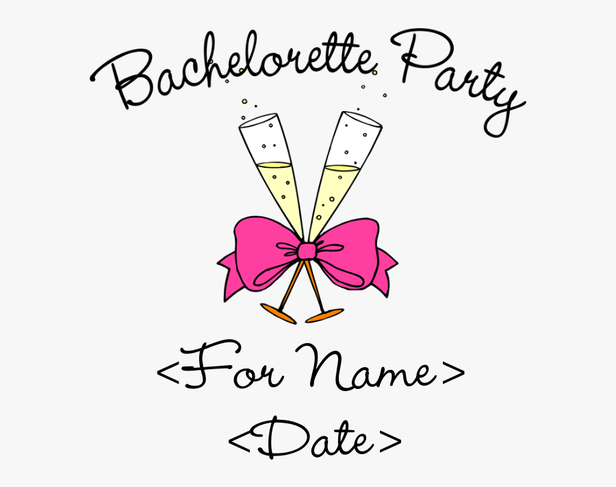 Bachelorette Party Shot Glas - Bachelorette Party Clip Art, Transparent Clipart