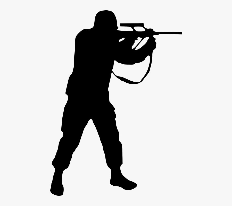 Shot Free On Dumielauxepices - Soldier Silhouette, Transparent Clipart