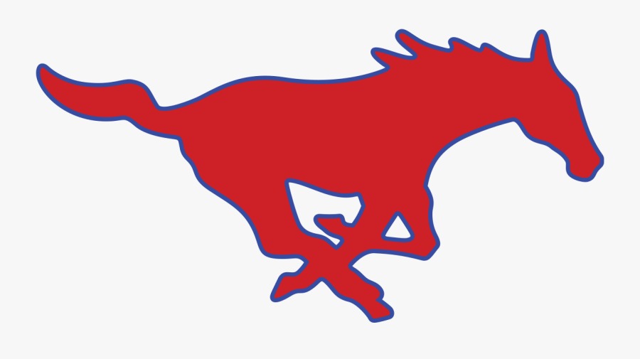 Mustang Mascot Png Shot On Cars - Smu Mustangs Logo, Transparent Clipart