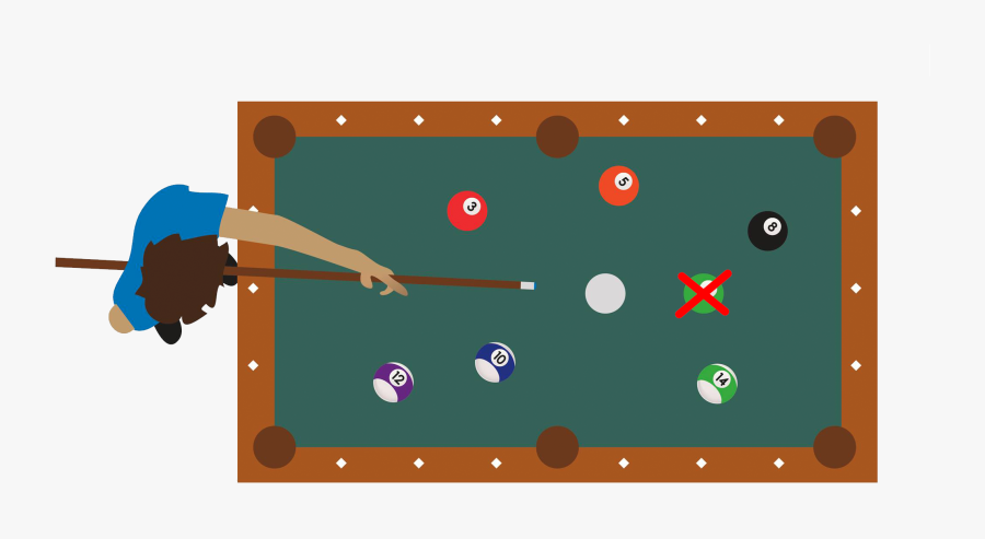 Transparent Ball Toss Clipart - Left Handed Pool, Transparent Clipart