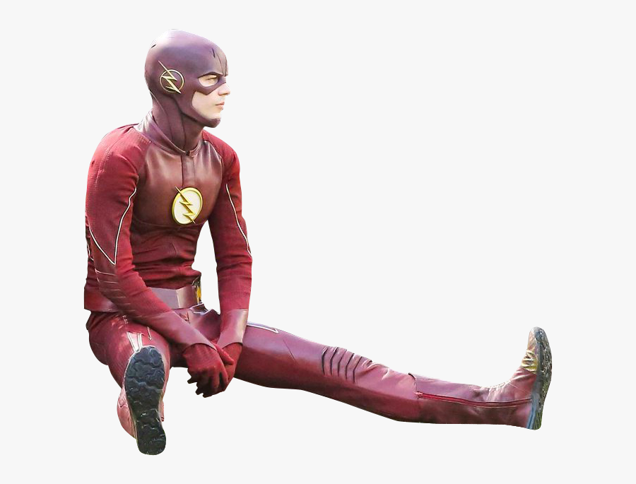 Person The Flash Sitting Down - Flash Sitting Down Png, Transparent Clipart