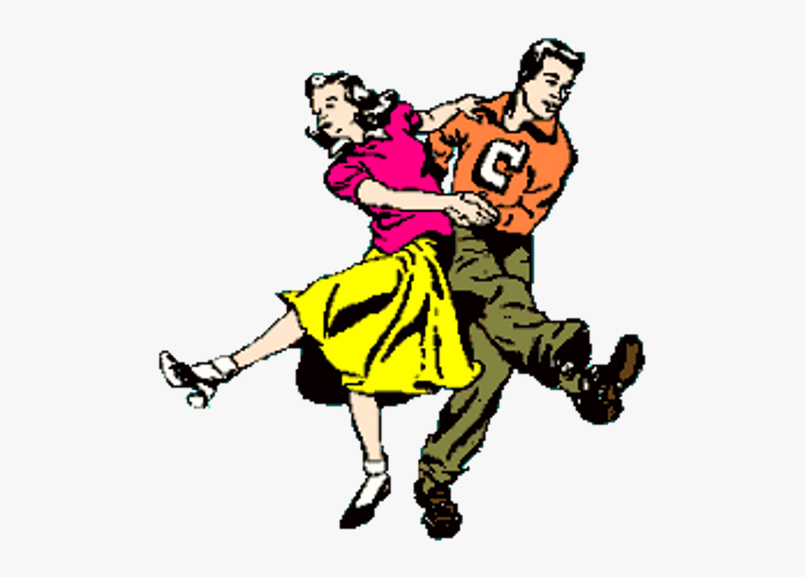 Sock Hop Sundays 50 S 60 S Music Dance Party Sunday - Sock Hop Dancers, Transparent Clipart