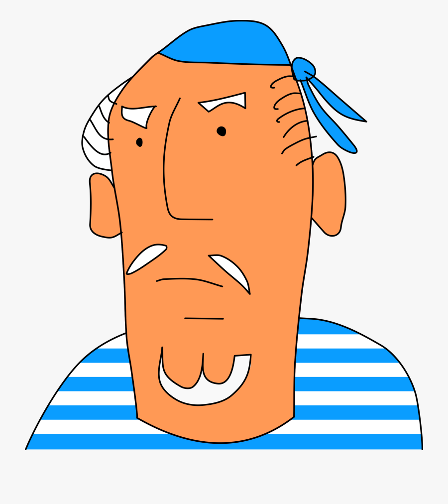 Sailor Clipart Face, Transparent Clipart
