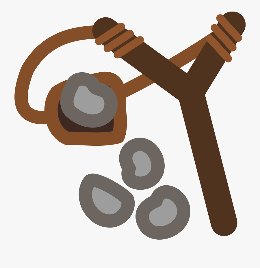 This Free Icons Png Design Of Slingshot With Stones - Slingshot Png, Transparent Clipart