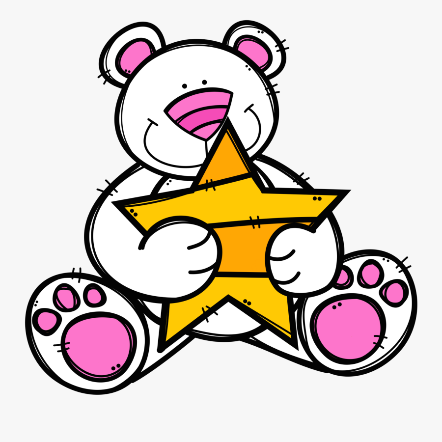 Bears Hugging Stars Clip Art - Clip Art, Transparent Clipart