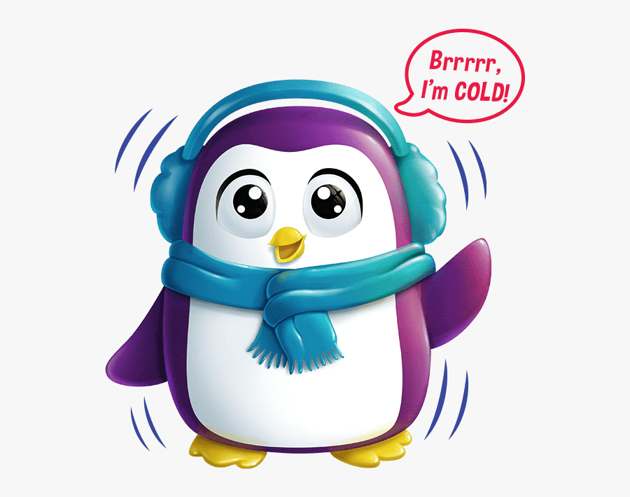 Penguin Clipart Illo Brrr - Adã©lie Penguin, Transparent Clipart
