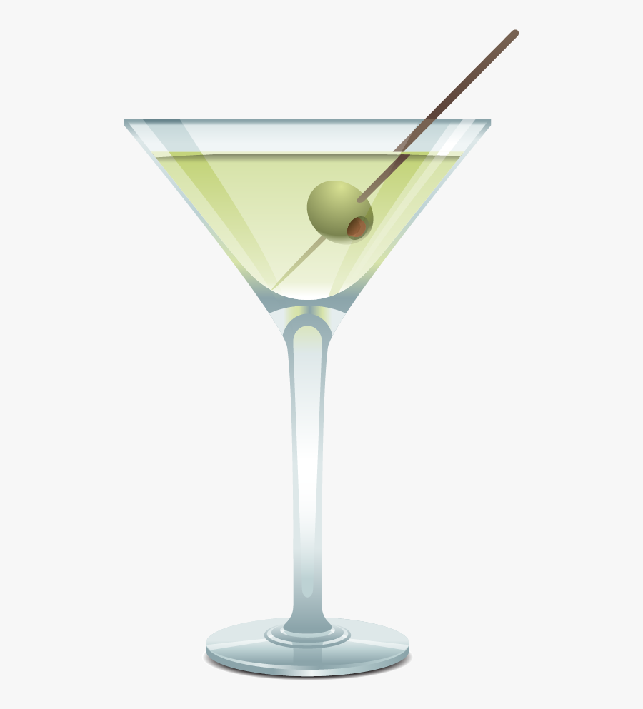 Martini Cocktail Glass Blue Lagoon Cosmopolitan - Vodka Glass Transparent Background, Transparent Clipart