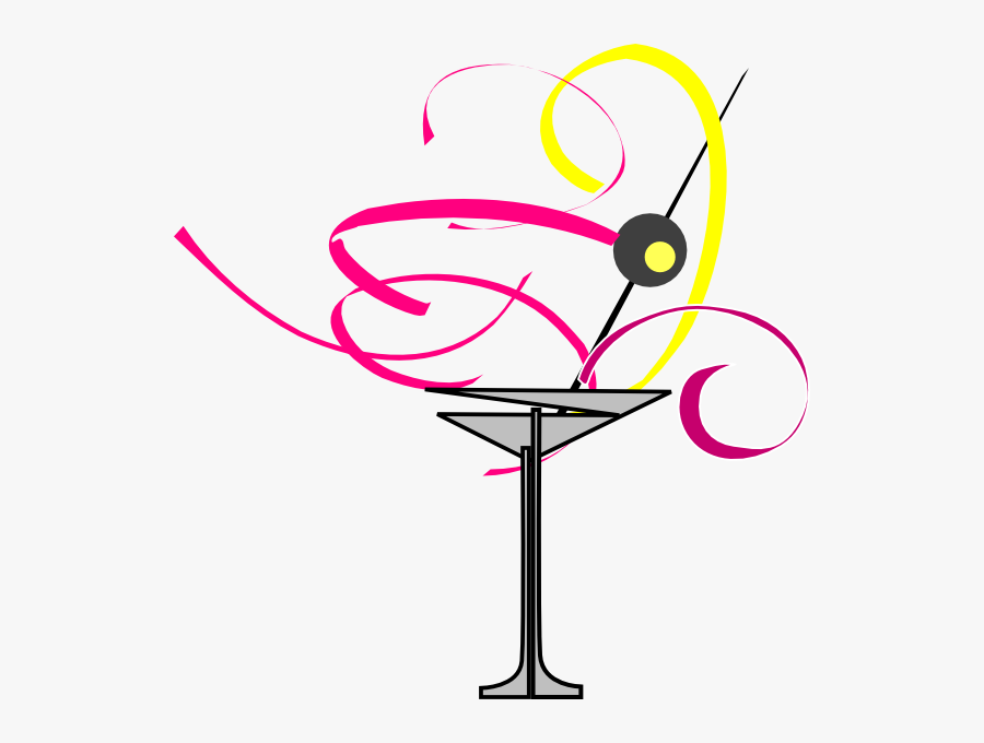 Cocktail Glass, Transparent Clipart