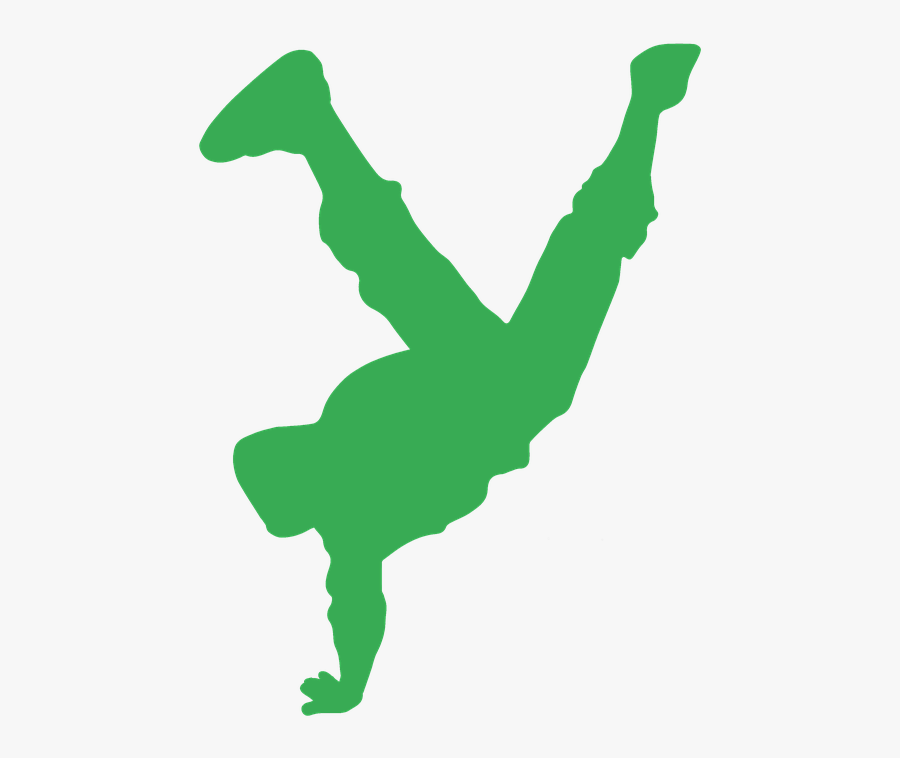 Pin Hip Hop Clipart - Hip Hop Dancer Silhouette Transparent Background, Transparent Clipart