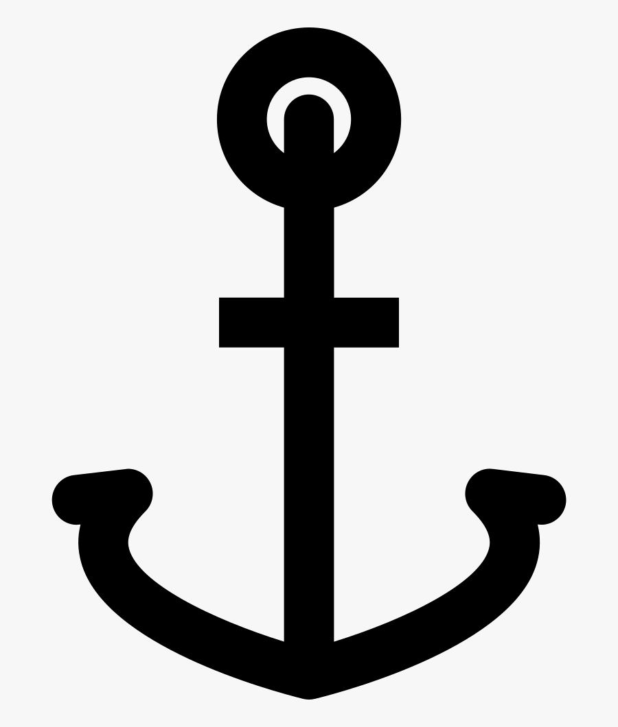 Clip Art Anchor Svg Icon Free - Sailor Symbol Png, Transparent Clipart