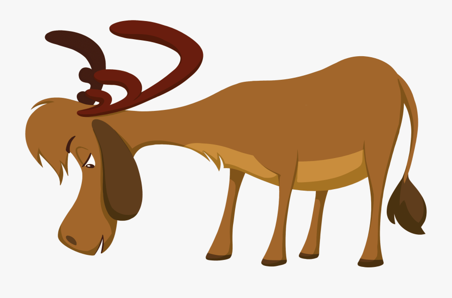 Let"s Hop Over The Reindeers And Pick Up Max - Bighorn, Transparent Clipart