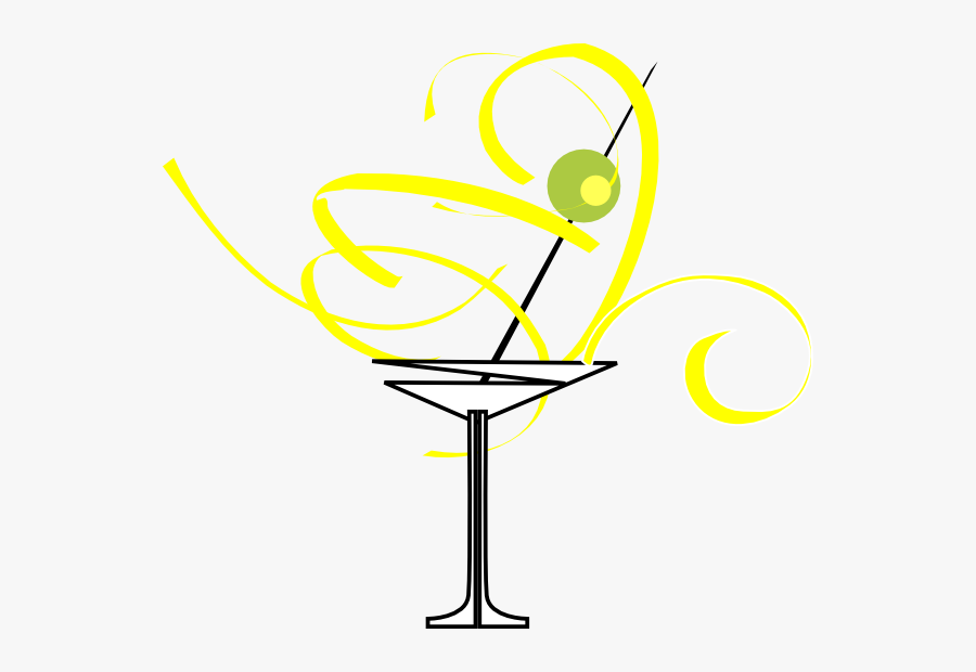 Cocktail Glass, Transparent Clipart