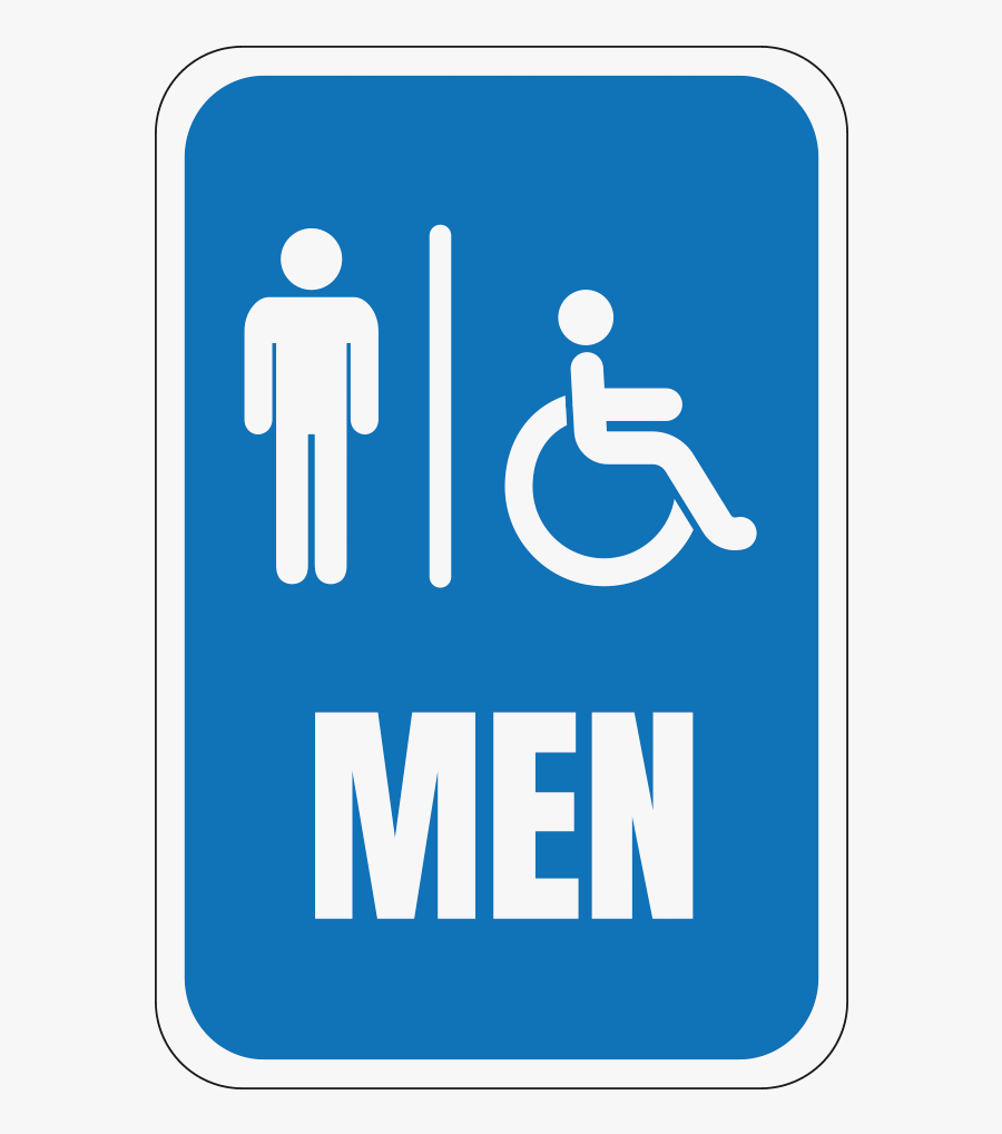 Transparent Restroom Sign Clipart - Accessibility, Transparent Clipart