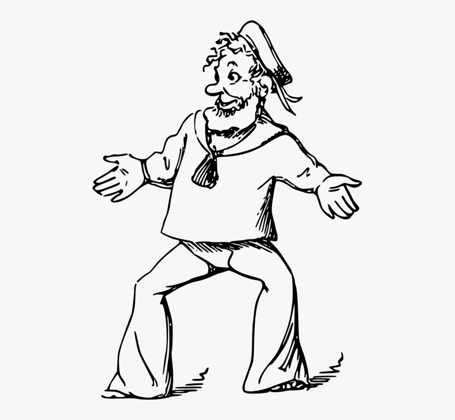 Emotion,art,monochrome Photography - Sailor Black And White Clipart, Transparent Clipart