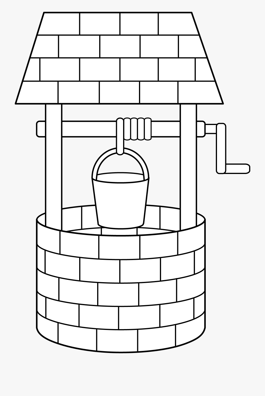 Thumb Image - Well Water Black And White, Transparent Clipart