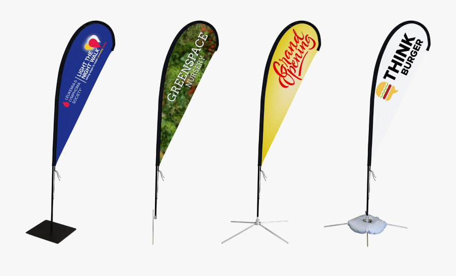Teardrop Flag Banners Signs - Tear Drop Flag, Transparent Clipart