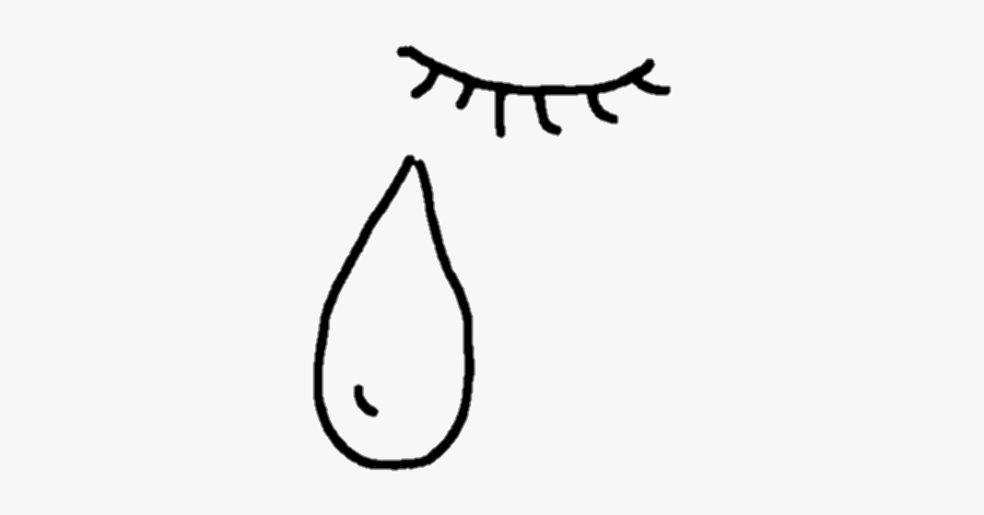 Clip Art Stickerstumblrs Sticker Tear Crying - Cry Png, Transparent Clipart