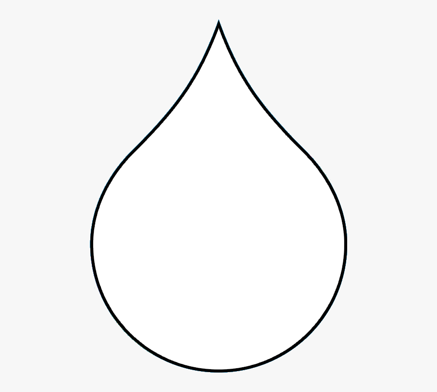 Tear Drop Shape Png Clipart , Png Download - Water Drop Vector White, Transparent Clipart