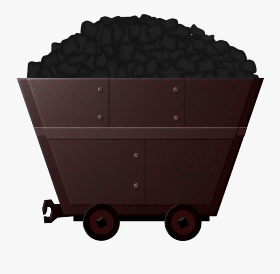 Coal Mining Cart, Transparent Clipart