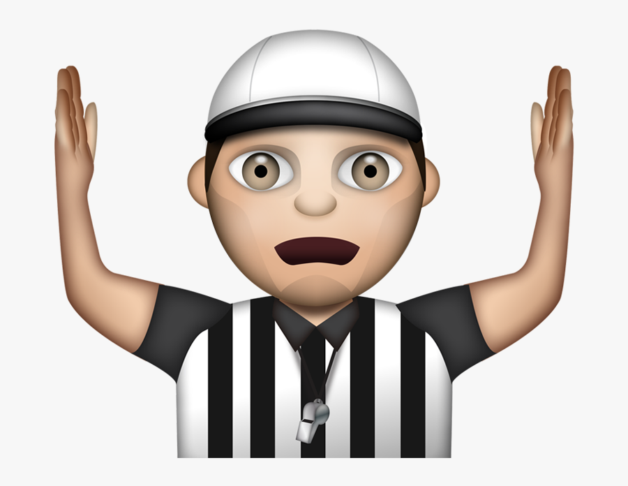 Touchdown Emoji, Transparent Clipart