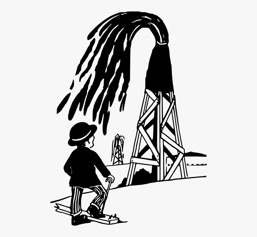 Human Behavior,silhouette,art - Oil Wells Png, Transparent Clipart