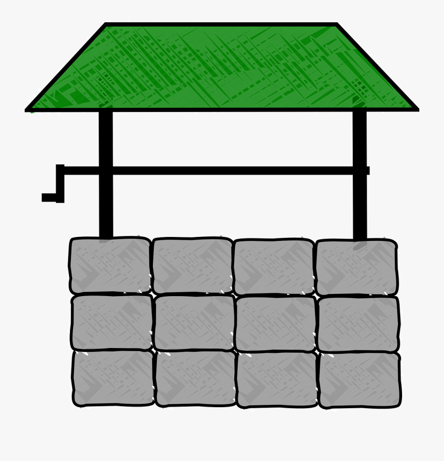 Abandoned Well - Draw A Water Well, Transparent Clipart