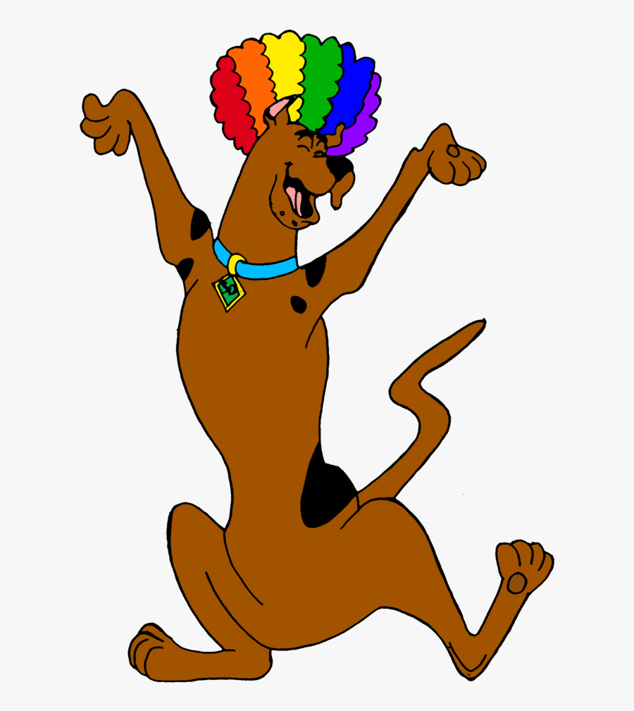 Steps Clipart Scooby Doo - Scooby Doo With A Fro Cartoon, Transparent Clipart