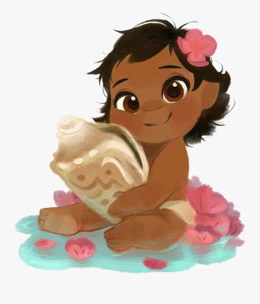 Disney Princess Moana Baby, Transparent Clipart