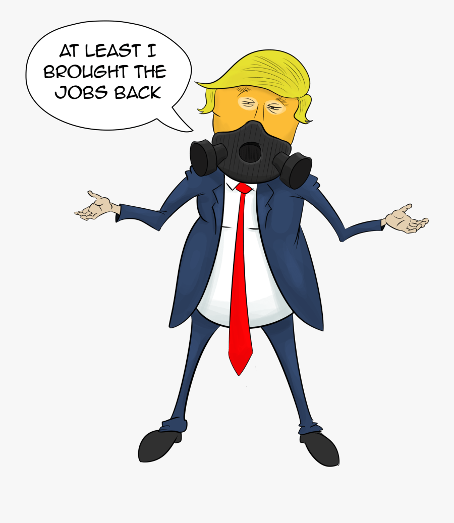 Trump S Jobs T - Cartoon, Transparent Clipart