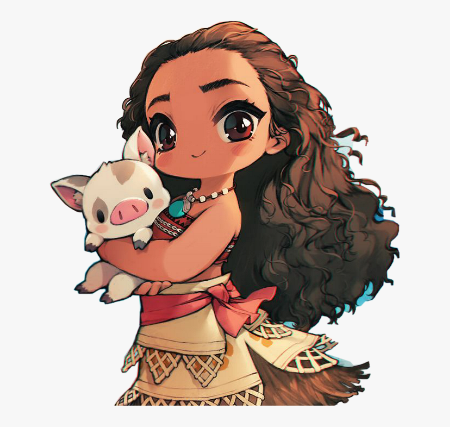 Transparent Baby Moana Clipart - Moana Anime, Transparent Clipart