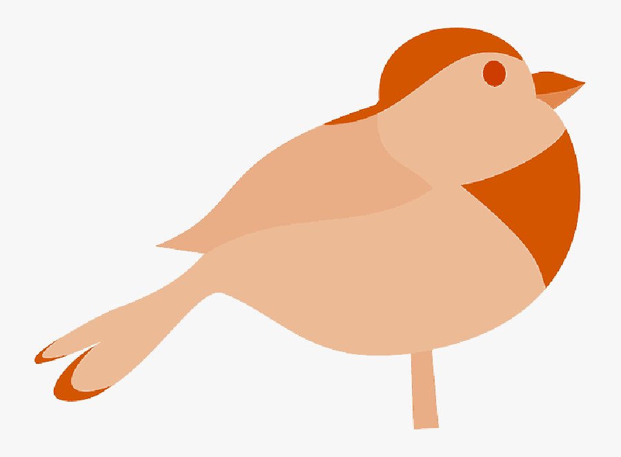 Robin Bird Silhouette - Bird Clip Art, Transparent Clipart