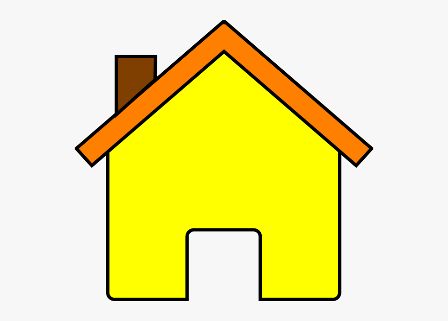 House Clipart Yellow, Transparent Clipart