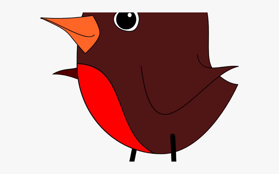 Robin Clipart Black And White - Robin Bird Clip Art, Transparent Clipart