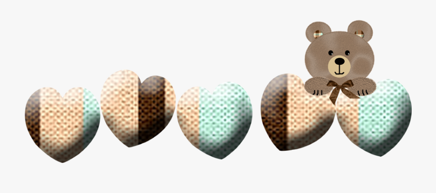 Papers And Borders Lovely Bears Clip Art - Teddy Bear, Transparent Clipart